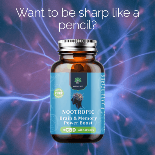 Nootropic Brain & Memory Power Boost + CBD